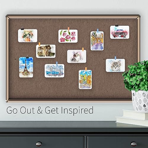 Funto Blank Watercolor Paper Postcards, 50 Cards, 4"x6", 140lb/300gsm, Blank Note for Watercolor Journal, Acid-Free Heavyweight Art Paper for Thank Funto