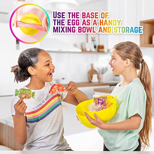 GirlZone Rainbow Candy DIY Slime Kit, Amazing Slime Kit to Make Rainbow Slime and Cloud Slime, Girls Slime Making Kit & Christmas Gifts for Girls GirlZone