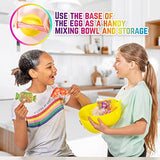 GirlZone Rainbow Candy DIY Slime Kit, Amazing Slime Kit to Make Rainbow Slime and Cloud Slime, Girls Slime Making Kit & Christmas Gifts for Girls GirlZone