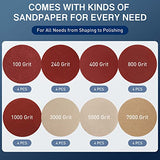 Winartton Electric Resin Polishing Machine, Resin Sanding and Polishing Kit Sander, 90W 7-Speed 24V, Including 26 PCS Sandpaper Resin Grinding Winartton