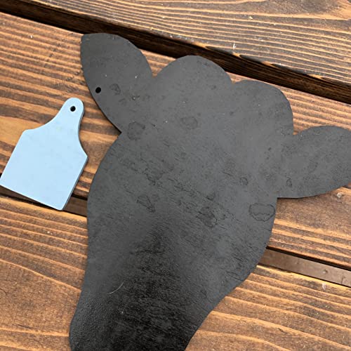 Unfinished Wooden Farm Animal Silhouette DIY Kit for Easy Painting for Wreath, Sign, Home Decor, Wall Art (Cow) AVTRBoutique