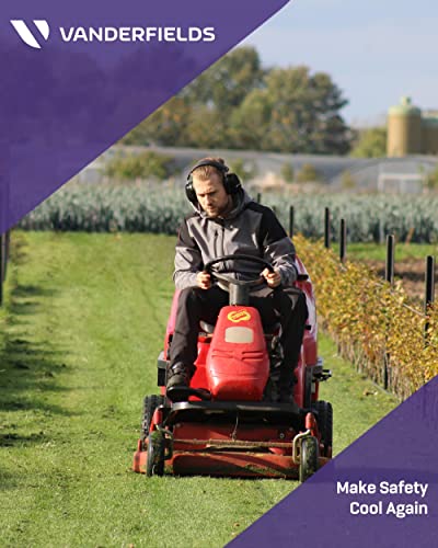 Vanderfields Ear Protection Earmuffs - Shooting Ear Muffs for Noise Cancelling - Passive Reduction for Safety Hearing - Adult Headphones for Lawn Vanderfields