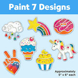 Creativity for Kids Easy Sparkle Window Art Kit - Paint and Decorate 7 DIY Suncatchers, Arts and Crafts for Kids Ages 6-8+, Activities for Kids, Creativity for Kids