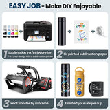 DREAMVAN Tumbler Heat Press Machine Mug Cup Press for 11oz-30oz Sublimation Ceramic Mugs Heat Transfer Tumbler for 12oz 15oz 18oz 20oz Straight DREAMVAN