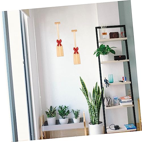 Anneome Wooden Oars Kids Playsets Wood Paddle for Christmas Unfinished Wooden Paddle for Painting Pine Wood Paddle Wooden Oar Toy Wood Paddle Anneome