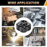 CXRCY 4Inch Lathe Chuck for Woodworking, 4-Jaw Self-Centering Wood Lathe Chuck Set with 1"x8TPI Thread CXRCY