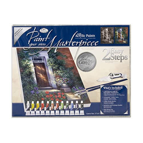 Royal & Langnickel Acrylic Paint Your Own Masterpiece Kit 11"X14", 49 Victoria Lane - WoodArtSupply