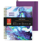 Arteza Academic Planner Bundle, Includes 9 x 7 Inches Planner, 6 x 8 Inches Lined Journal, and 2 Sticker Sheets, Office Supplies and College ARTEZA