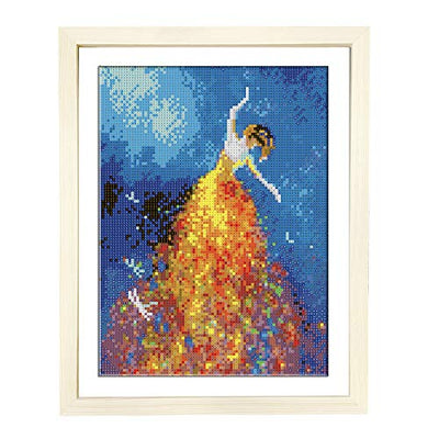 Betionol Diamond Painting Frames, Compatible with 12x16 inch/30x40cm Size Diamond Paintings or Photos or Documents, Natural Wood Color Wooden Frames