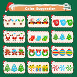 OCHIDO 36 Pcs Wooden Christmas Ornaments for Hanging Decorations,12 Styles Unfinished Wooden Slices with Holes for Paintable Crafts,Kid DIY Craft OCHIDO