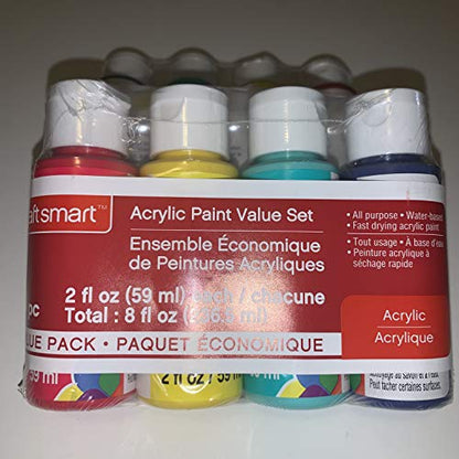 Primary Colors Acrylic Paint Set 4 pcs by Craft Smart