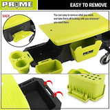 PR1ME Rolling Detailing Creeper Seat, Roller Mechanic Detailing Utility Seat, Rolling Mechanic Stool with Wheels, Removable Tool Trays Drawer, 300 Prime 1