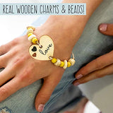 STMT DIY Wooden Charm & Tassel Jewelry Kit, Design & Create 10+ Accessories, Great Tween & Teen Bead Kit, Perfect for Sleepovers & Girl's Night, STMT