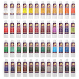 MyArtscape Artist Paint Oil Paint Set - 12ml x 48 Tubes Art Paints - Lightfast - Heavy Body Oil Painting Supplies for Adult Paint Set and oil MyArtscape