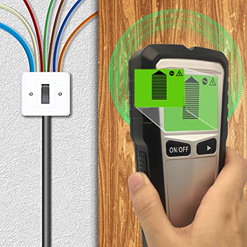 Stud Finder Wall Scanner Pro Tool, 5 in 1 Stud Detector, Intelligent CPU with LCD Display, Stud Sensor, Find Center and Edge of Wood, Metal Studs, Generic