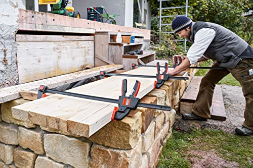 BESSEY EHK SERIES - 600 lb Clamping Force - 24 in - EHKXL24 Trigger Clamp Set - 3.625 in. Throat Depth - Wood Clamps, Tools, & Equipment for Bessey