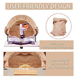 Tredre Lighted Dust Solution for Miter Saws, Wood Work Shop Vacuum System, Accessory Holes, Come with Storage Bag Khaki - 50" L x 30" W x 40" H Tredre