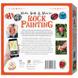 Hide and Seek Rock Painting Kit-This Complete Starter Kit includes all you need to create over 15 Quirky Rock-Art Creations Hinkler