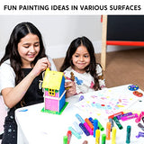 JOYIN 36PCS Assorted Washable Tempera Paint Sticks, Quick Drying and No Mess Paint Sticks for Arts and Crafts Project, Art Easter Gifts for your Kids JOYIN