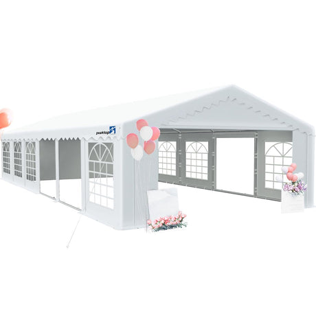 PEAKTOP OUTDOOR 20'X40' Party Tent Heavy Duty Wedding Tent Outdoor Gazebo Event Shelter Canopy with Carry Bags PEAKTOP OUTDOOR