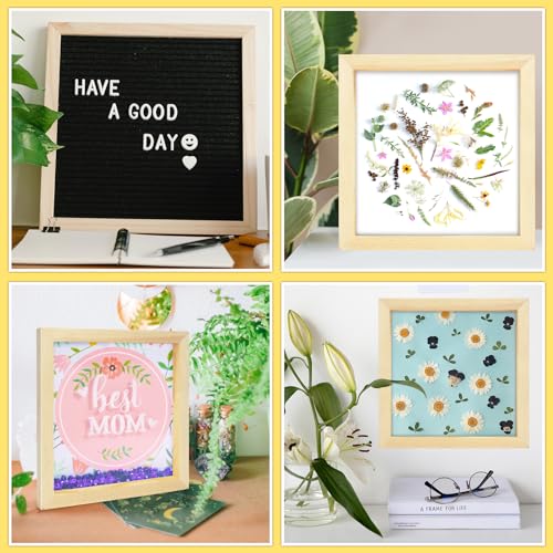 Fireboomoon 6 Pack Square Wood Panels,Unfinished Blank Wooden Canvas Cradled Painting Panel Boards for Craft,Drawing,Painting,Pouring,Wood Burning(8" FIREBOOMOON