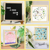 Fireboomoon 6 Pack Square Wood Panels,Unfinished Blank Wooden Canvas Cradled Painting Panel Boards for Craft,Drawing,Painting,Pouring,Wood Burning(8" FIREBOOMOON