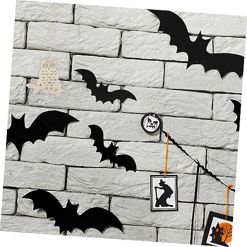 NOLITOY 1 Set Owl Wood Chips Decor DIY Wood Craft Owl Wood Slices DIY Wood Boards Halloween Adorn Unfinished Wood Slices Halloween Cutouts DIY Wood NOLITOY