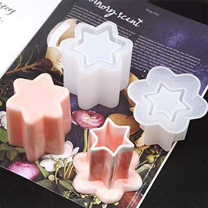 iSuperb 2 pcs Resin Molds Toothpick Holder Silicone Jar Molds Pen Holder Lipstick Holder UV Epoxy Resin Casting Molds for DIY Craft Holder Organizer - WoodArtSupply