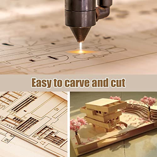 20 Pack Basswood Sheets for Crafts - 12 x 12 x 1/16 Inch - Wood Sheets Plywood Sheets with Smooth Surfaces - Crafts Wood Perfect for Architectural YEXEXINM