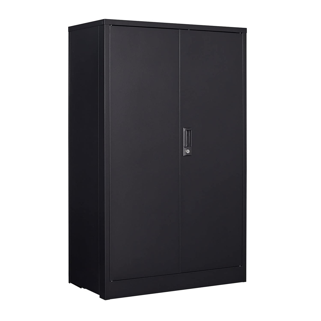 Anwick Metal Storage Cabinet with Locking Doors and 2 Adjustable Shelves, Small Lockable Steel Utility Cabinets for Home Office Garage Basement Anwick