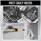 HORUSDY 11-Pieces Screwdriver Set, Magnetic 5 Phillips and 5 Flat Head Tips for Fastening and Loosening Seized HORUSDY