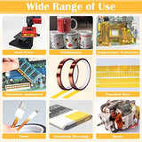 2 Packs Heat Resistant Tape for Heat Press Sublimation, High Temperature Heat Transfer Tape No Residue Thermal Transfer Tape for Dye Sublimation, Billbotk