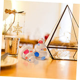 ARTIBETTER 10pcs Wood Christmas Tree Unfinished Wooden Unfinished Peg Dolls Homemade Ornaments Wooden Xmas Tree Craft Blank Peg Doll Wooden Christmas ARTIBETTER