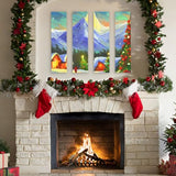 4 Pack Unfinished Wood Panels for Painting, DIY, Arts and Crafts, Deep Cradle Boards, 6x23 Inch Wood Canvas, Blank Wooden Sign for Wall, Home, Bright Creations