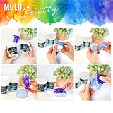 Mold Putty Silicone Mold Making Kit, Super Easy 1:1 Mix Mold Putty, 7/8 Lb (400 Grams), Makes Strong Reusable Silicone Molds Pixiss