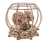 UGEARS 3D Puzzle Mechanical Aquarium - Creative 3D Wooden Puzzles Idea - Aquarium Wood Model Kit - Unique Wooden Puzzle - 3D Puzzles for Adults and UGEARS