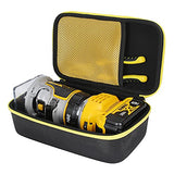 3 Pcs Hard Case,Case for DEWALT 20V Max XR Cordless Router, Brushless(DCW600B),Portable Carrying Storage Bag for Router Bits, Case Only AIKANG
