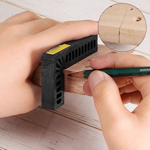 HARFINGTON 8pcs 90 Degree Positioning Squares 4"x4" (100x100mm) Right Angle Corner Clamps Woodworking Tools for Cabinets Picture Frames and Boxes, HARFINGTON