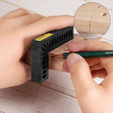 HARFINGTON 8pcs 90 Degree Positioning Squares 4"x4" (100x100mm) Right Angle Corner Clamps Woodworking Tools for Cabinets Picture Frames and Boxes, HARFINGTON