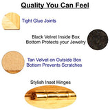 MarqArt Hummingbird Wood Art Gift Trinket Box & Jewelry Boxes - Handmade USA - Unmatched Quality - Unique, No Two are the Same - Original Work of MarqArt