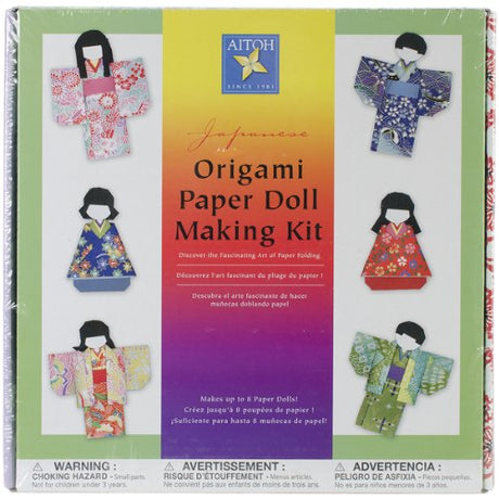 Aitoh Kimono Doll Paper Kit Aitoh