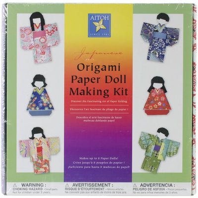 Aitoh Kimono Doll Paper Kit