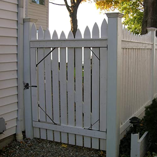 GoldOrcle Anti Sag Gate Kit Heavy Duty No Sag Kit for Wooden Gate Fence with a Gate Latch GoldOrcle