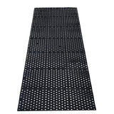 uyoyous Rubber Floor Mat with Drainage Holes 83"x35" Commercial Grade Grease Resistant Anti-Fatigue Rubber Floor Mat with Non-Slip Backing Heavy Duty uyoyous