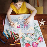 ARTIBETTER 28Pcs Unfinished Wood Cutouts Ocean Animals Wooden Paint Crafts for Kids Home Decor Ornament DIY Craft Art Project Octopus Shark Whale ARTIBETTER