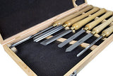 WEN CH15 6-Piece 16-to-22-Inch Artisan Chisel Set with High-Speed Steel Blades and Domestic Ash Handles WEN