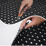 MYOYAY 83"x 36" Commercial Anti-Fatigue Drainage Rubber Mat Roll Non-Slip Rubber Drainage Mat Heavy Duty Commercial Restaurant Bar Rubber Floor Mat MYOYAY