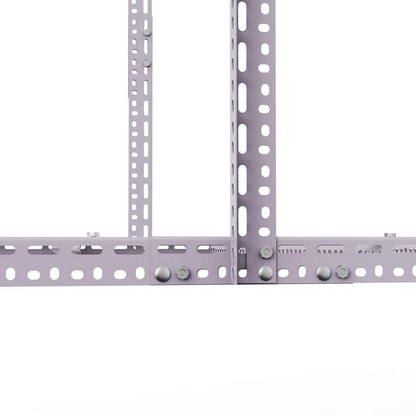 4×8 Adjustable Ceiling Rack for Garage Storage Mount Storage Heavy Duty (54"-96") Length x 48" Width x (20''-36") Highly, White - WoodArtSupply