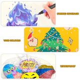 NICETY 58 Colors Acrylic Paint Pens Paint Markers, 3mm Medium Tip Point Acrylic Paint Pens for Rock Painting, Canvas, Wood, Ceramic, Glass, Stone, NICETY