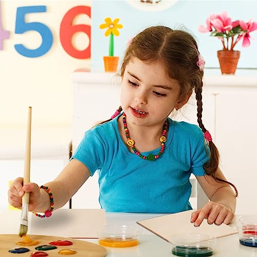 200 Pcs Unfinished Wood Squares for Crafts 4x4 Inch Square Wood Slice Blank Square Wood Cutouts Tiles Natural Unfinished Wood Pieces for DIY Crafts, AWIZOM